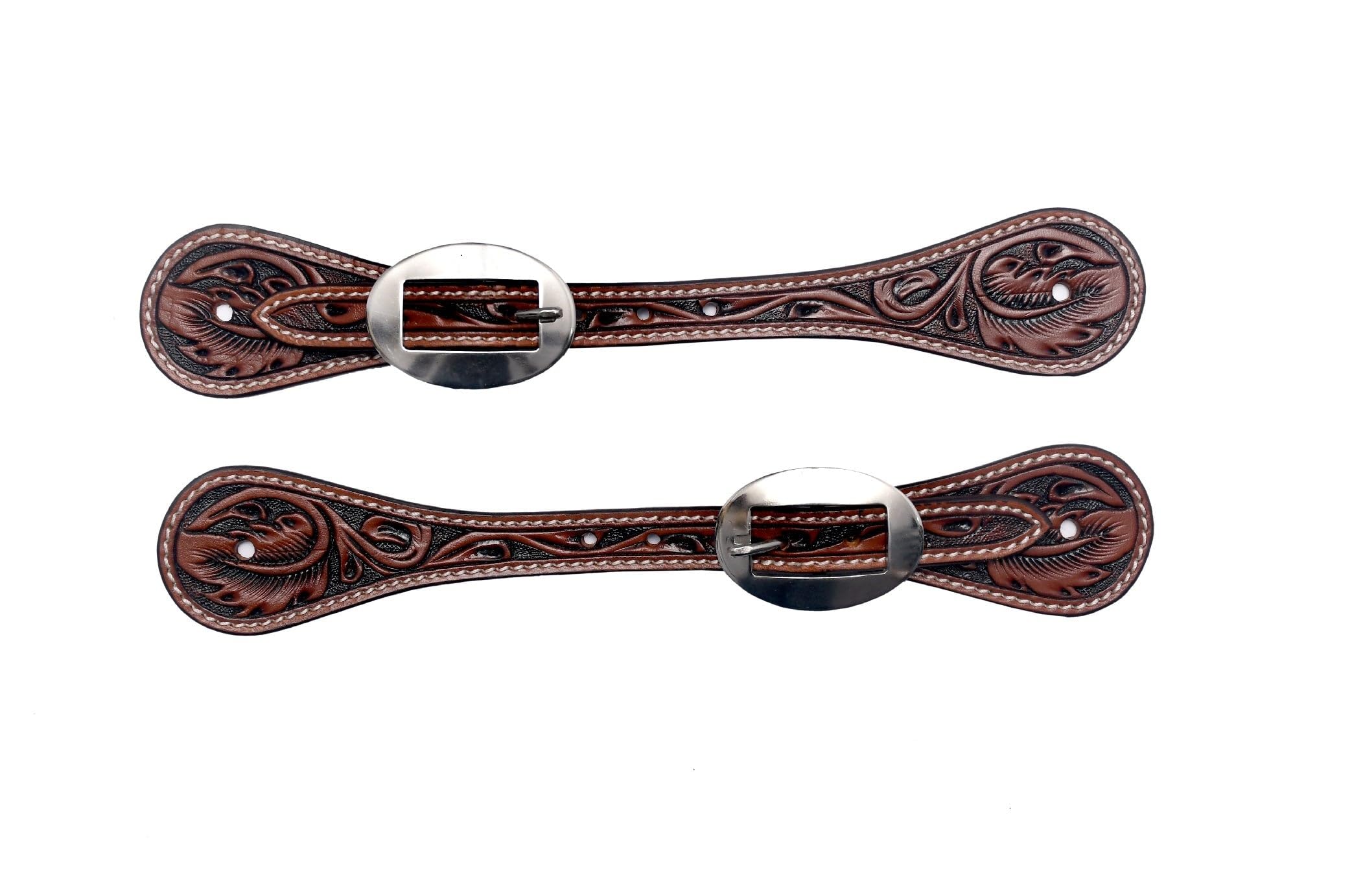 Tough 1 Suede Leather Reining Show Chaps X-Large B Brown