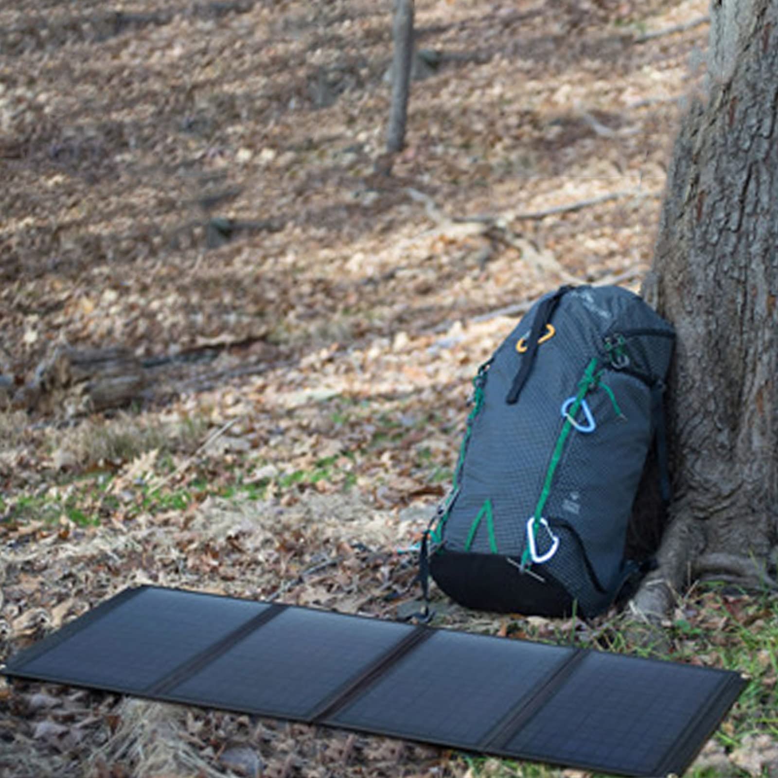 Pacchetto Scheda di Ricarica Pieghevole Solare per Auto 40W Alimentatore Esterno per Telefono Cellulare Ricarica di Emergenza Scheda di Ricarica Fotovoltaica da Campeggio Portatile