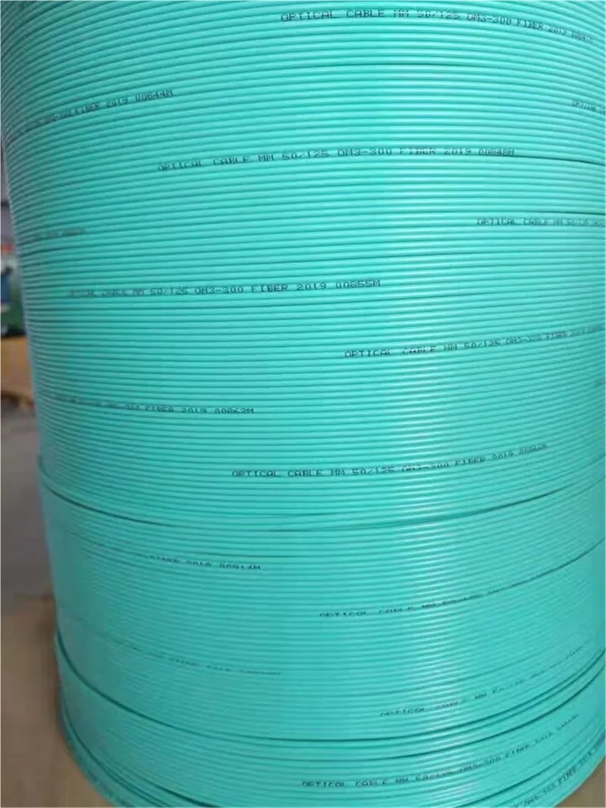 Cable de Fibra óptica OM3-300 dúplex de 3,0 mm, Color for Interiores, for latiguillos de Fibra, 1,5 km/Rollo, Cable de Fibra óptica ftth de 1500 m