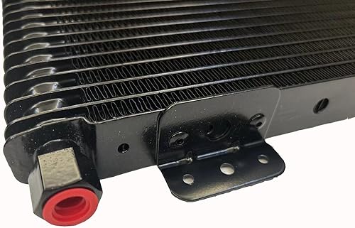 Vista 17 de Enfriador de aceite de transmisión de caída de baja presión 40k aceite de transmisión Cool Compatible para servicio pesado 40,000 GVW Max Low