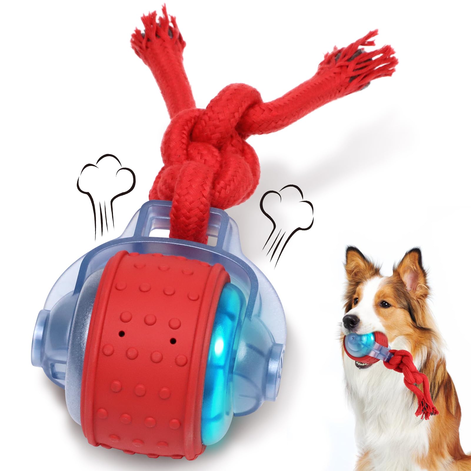 Oxawo Interactive Dog Toys Pet Busy Balls Moving Wiggles Ball