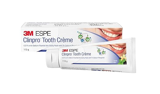 3M Littman Clinpro Tooth Creme NaF Anticavity Toothpaste - 113 g (Vanilla Mint)