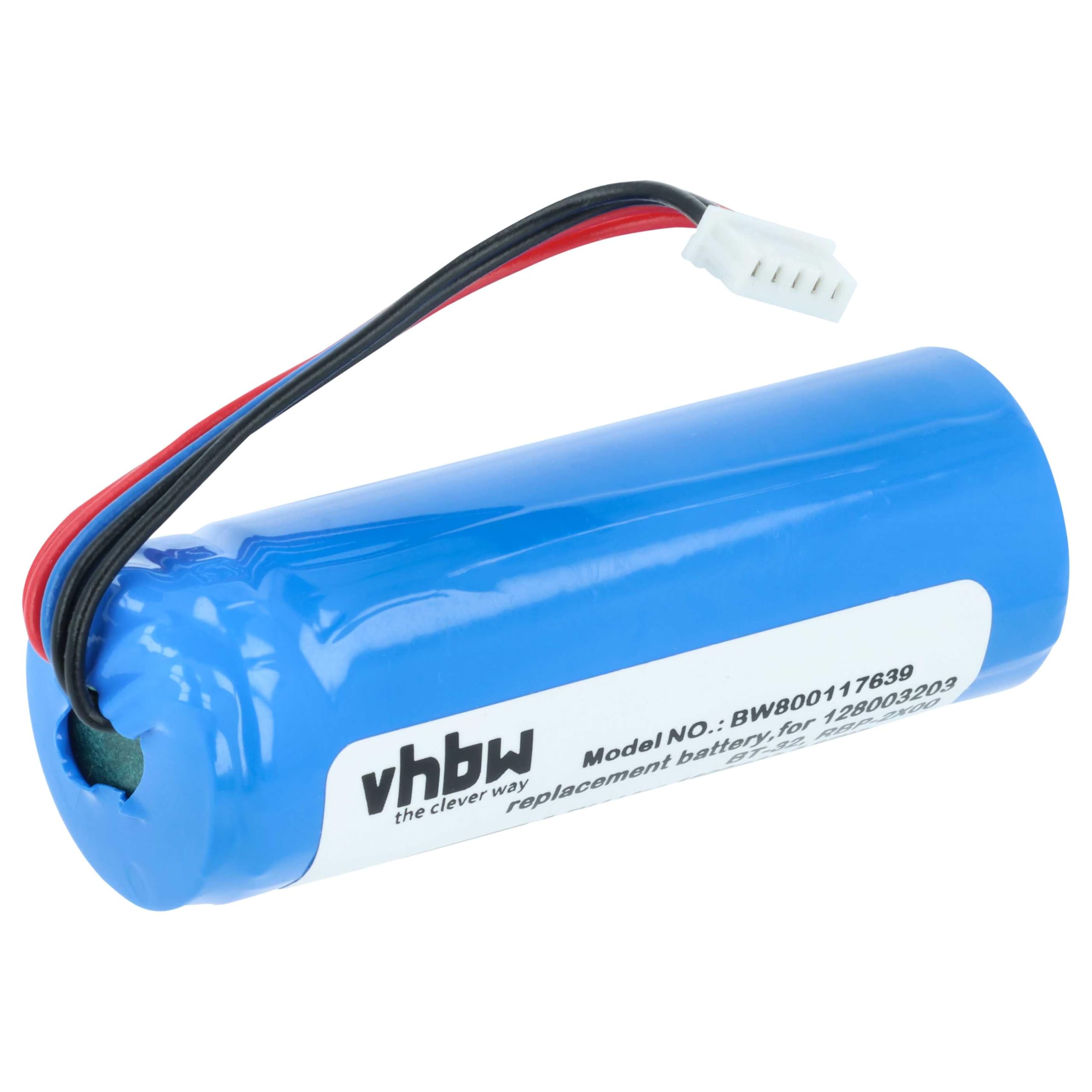vhbw Batterie Compatible avec Datalogic QuickScan QBT2400 | QBT2430, QBT2131, QBT2101 scanner de code-barre POS (1600mAh, 3,7V, Li-ion)