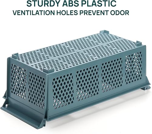 Miniatura 3 de Nicunom Large Flatware Rack, 16" Plastic Cutlery Basket 8-Slot Silverware Organizer for Knives, Forks, Spoons, Utensils, Flatware Dishwasher Basket