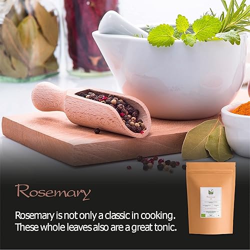 Miniatura 5 de Romero Orgánico Culinairy Gourmet Hierba - Rosmarinus Officinalis Seco Romero Ramitas - Romero Romero Hierbas Romero Rosario Rosario Seco Hierba