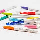 Pilot - 12 FriXion Colors - Feutres de Dessin et de Coloriage à Encre Thermosensible Effaçable - Ultra lavable - Couleurs assorties - Pointe Moyenne Conique - 3