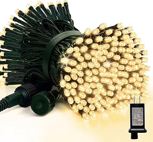 Miniatura 18 de LAMPHOME 200 luces LED rosas de San Valentín, 66 pies, 11 modos de luces de San Valentín, cable verde, enchufe conectable, tira de luz rosa de