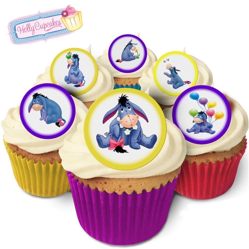 Holly Cupcakes Essbare Kuchendekorationen – 24 Traktor-Motive, 45 Mm, Zuckerfrei, Für Vegetarier