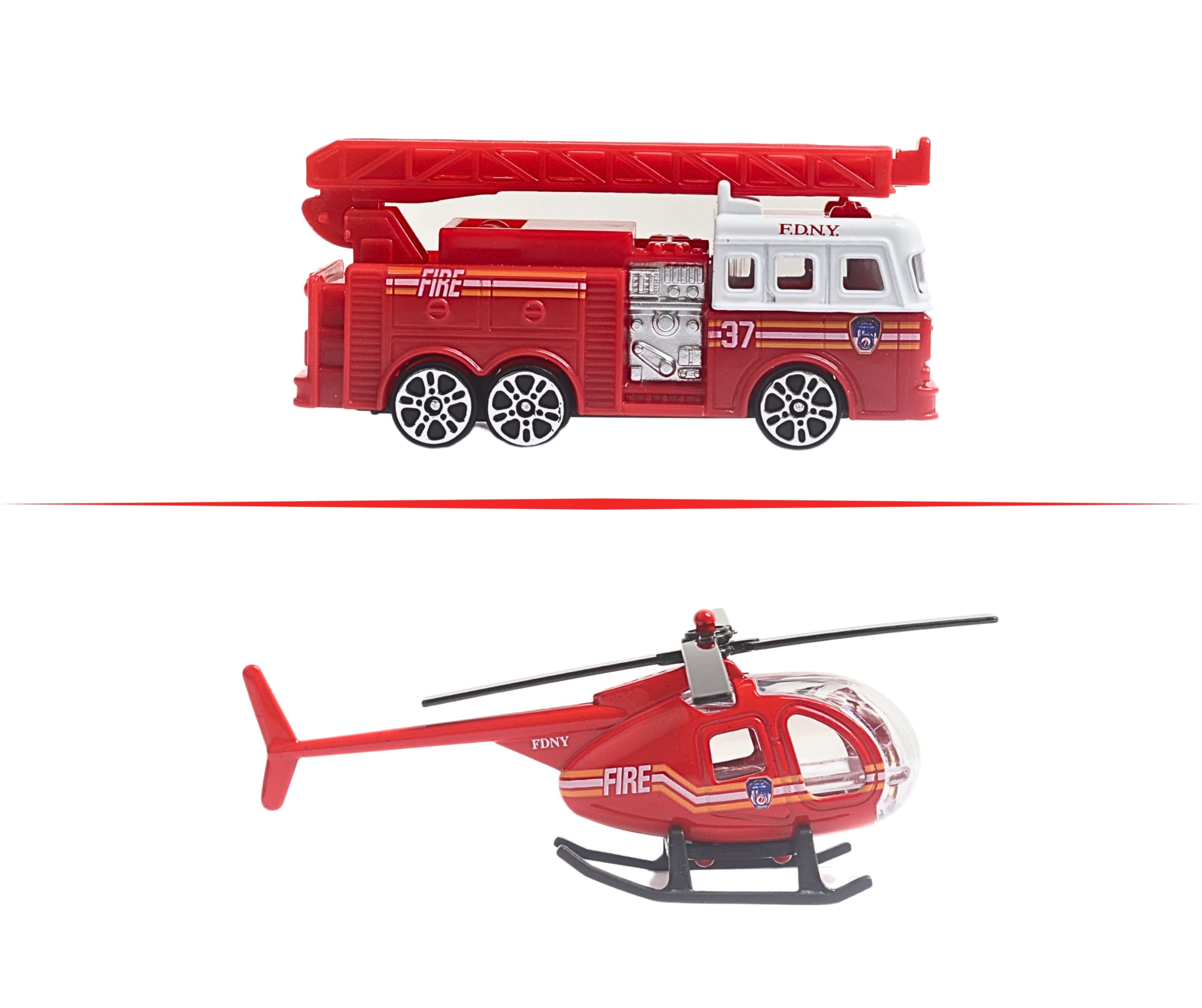 Amazon.com: Daron FDNY 10-Piece Die-Cast Vehicle Gift Set