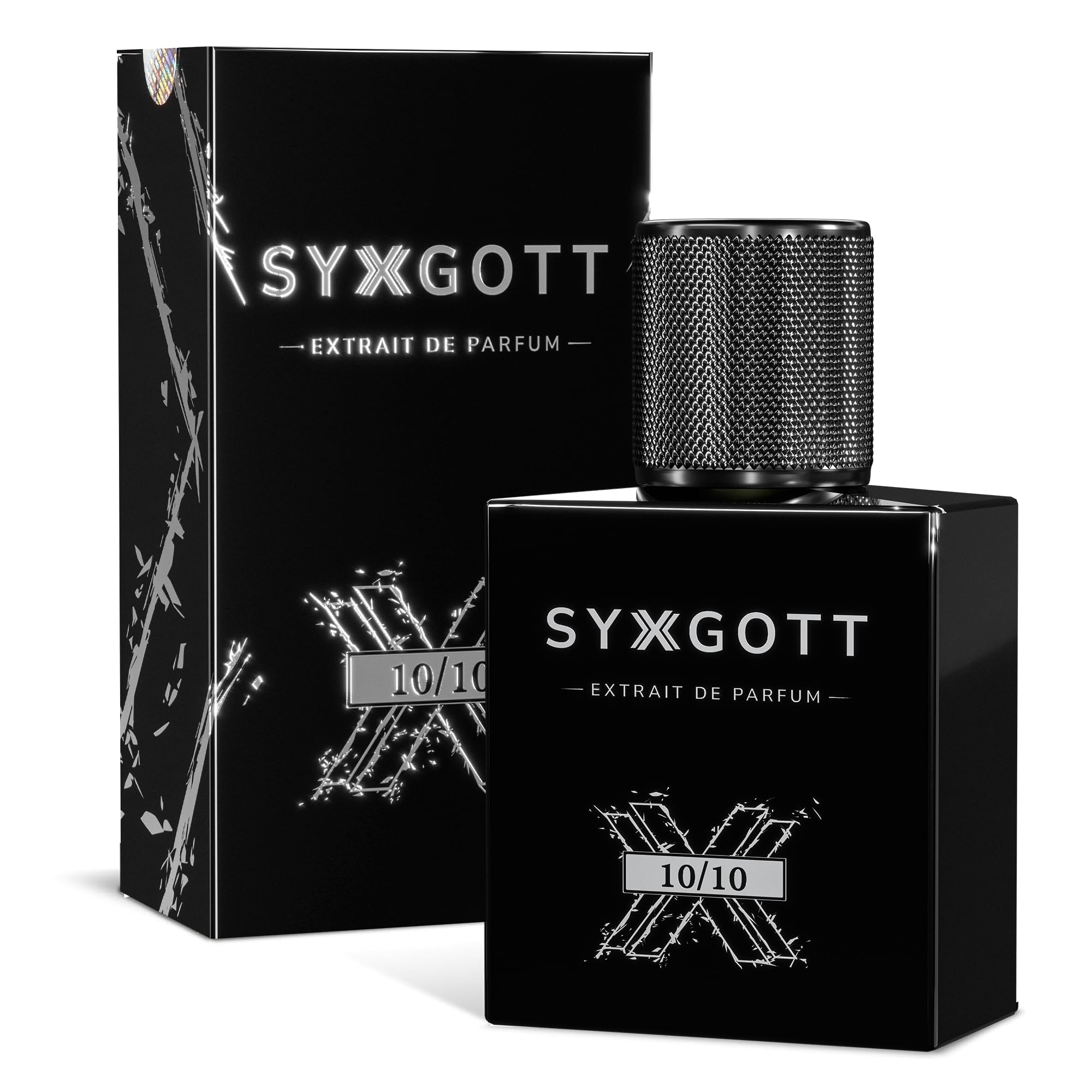SYXGOTT 10/10 Profumo da uomo con olio di feromoni | Extrait de Parfum per uomini | Campioncino incluso | Oud, ciliegia, intenso | Fragranza estiva durevole ideale per tutti i giorni