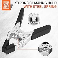 Vista 4 de HORUSDY - Pinzas con resorte de 6 pulgadas, juego de 27 piezas