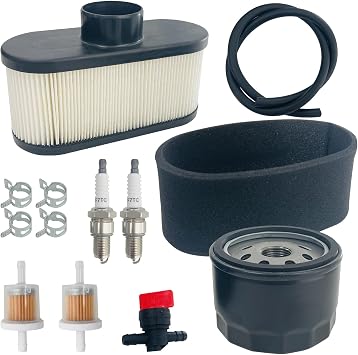FR691V Tune Up Kit FR730V Oil Change Kit for Kawasaki FR651V FR691V FR730V FS691V Engine Mower, Replace 49065-7007 Oil Filter 11013-0752 Air Filter for John Deere X320 Maintenance Kit