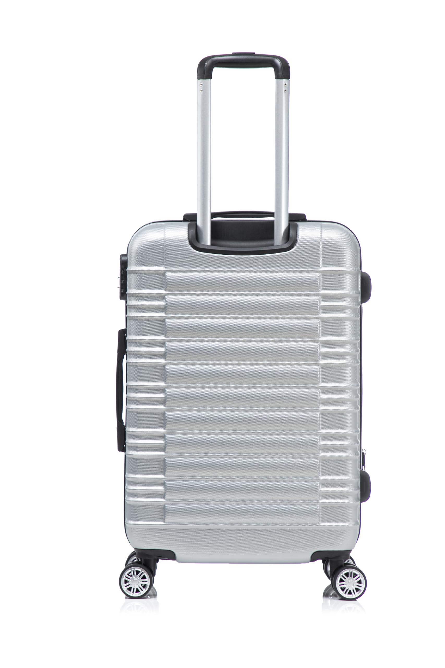 Valigia Cabina 55x20x35 cm in ABS Rigido Leggero, Trolley con 4 Roulettes 360°, Bagaglio a Mano Ideale per Viaggio e Business & Leisure