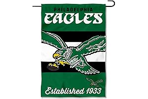 Philadelphia Eagles Throwback Two-Sided Garden Flag: Vintage Sports Football Banner