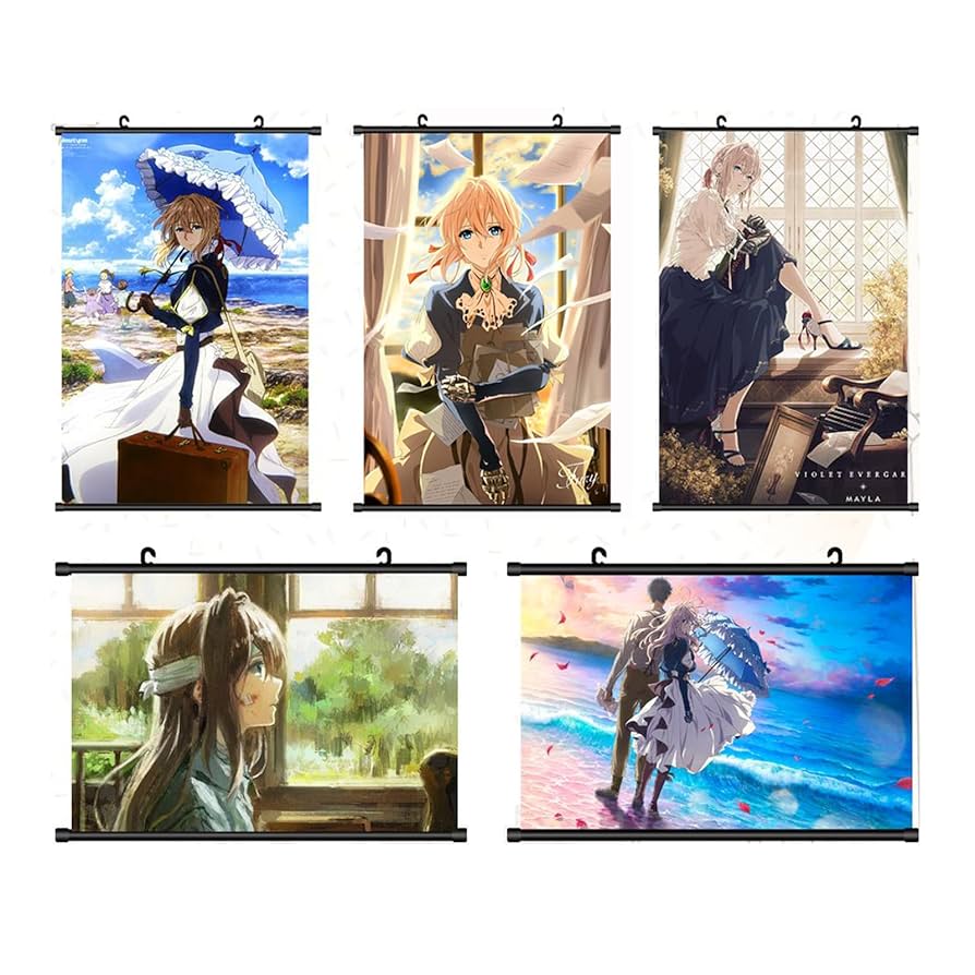 ヴァイオレットエヴァーガーデン　ポスター　タペストリー　まとめ売り　セット Amazon.co.jp: ヴァイオレット・エヴァーガーデン タペストリー