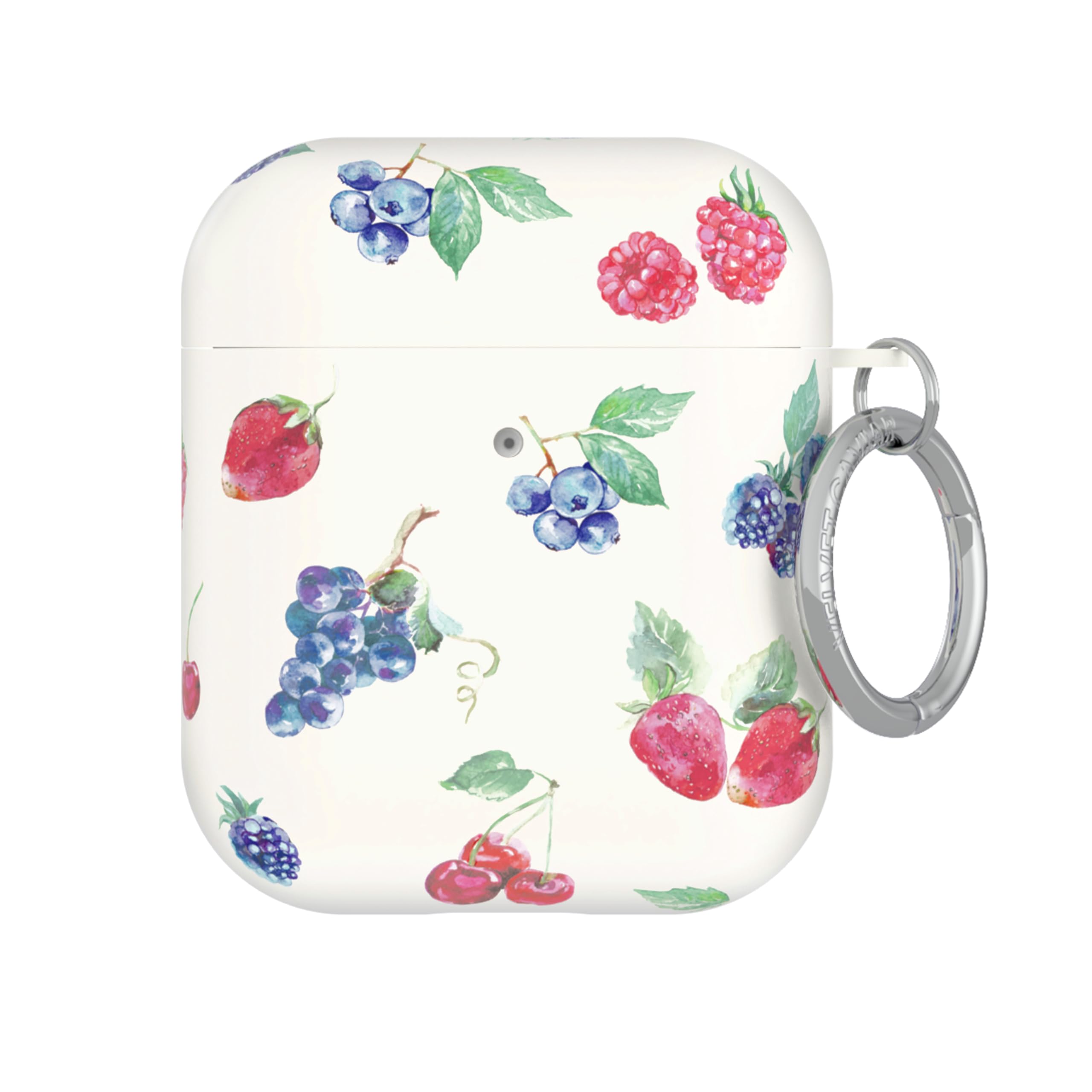 Velvet Caviar Compatible with AirPods Case 2nd and 1st Generation - Cute Protective Hard Cover for Women - Berry Baby