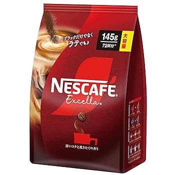 Amazon.co.jp: ネスカフェ エクセラ 145g(72杯分),袋,レギュラー
