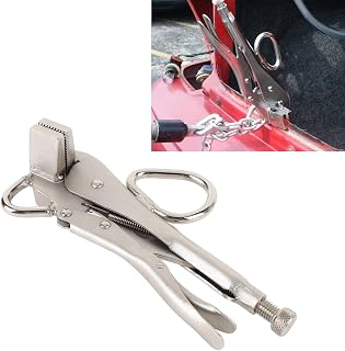 Pulling Plier Clamp Quick and Easy Pulling, Metal Clamp Locking Sheet Evenly Distributed Pulling Force, Clamp for Car Dent Removal Collision Repair