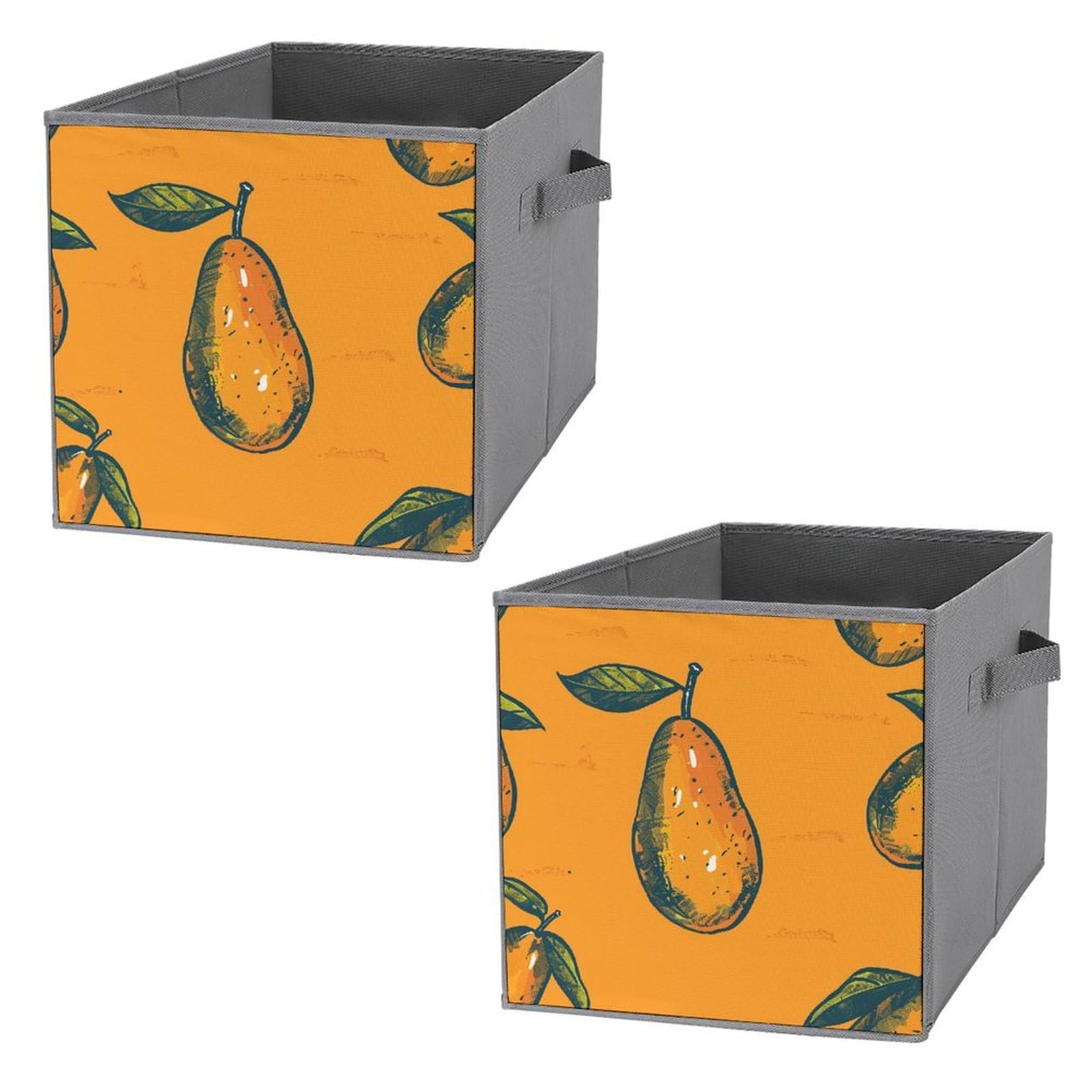 Panier vêtement pliable pour ranger placard encombré motif mangue