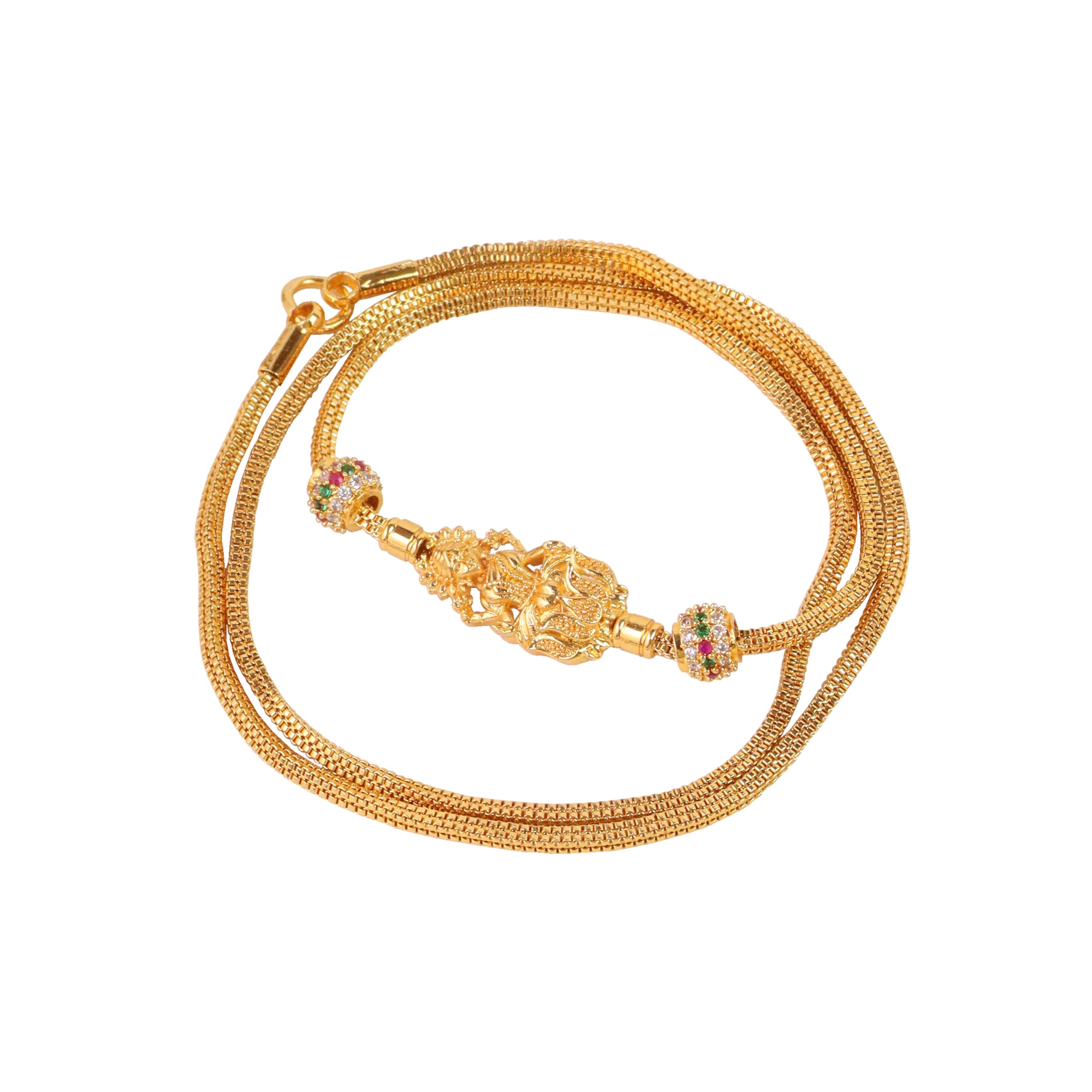 See full amazon price history chart for CUTE GOLD One Gram Micro Gold Plated Traditional Designer American Diamond Stone Mugappu Chain for Women & Girls (MC-1087) CUTE GOLD One Gram Micro Gold Plated Traditional Designer American Diamond Stone Mugappu Chain for Women & Girls (MC-1087) (B0D39DQ92M) Amazon Price History, Amazon Price Tracker