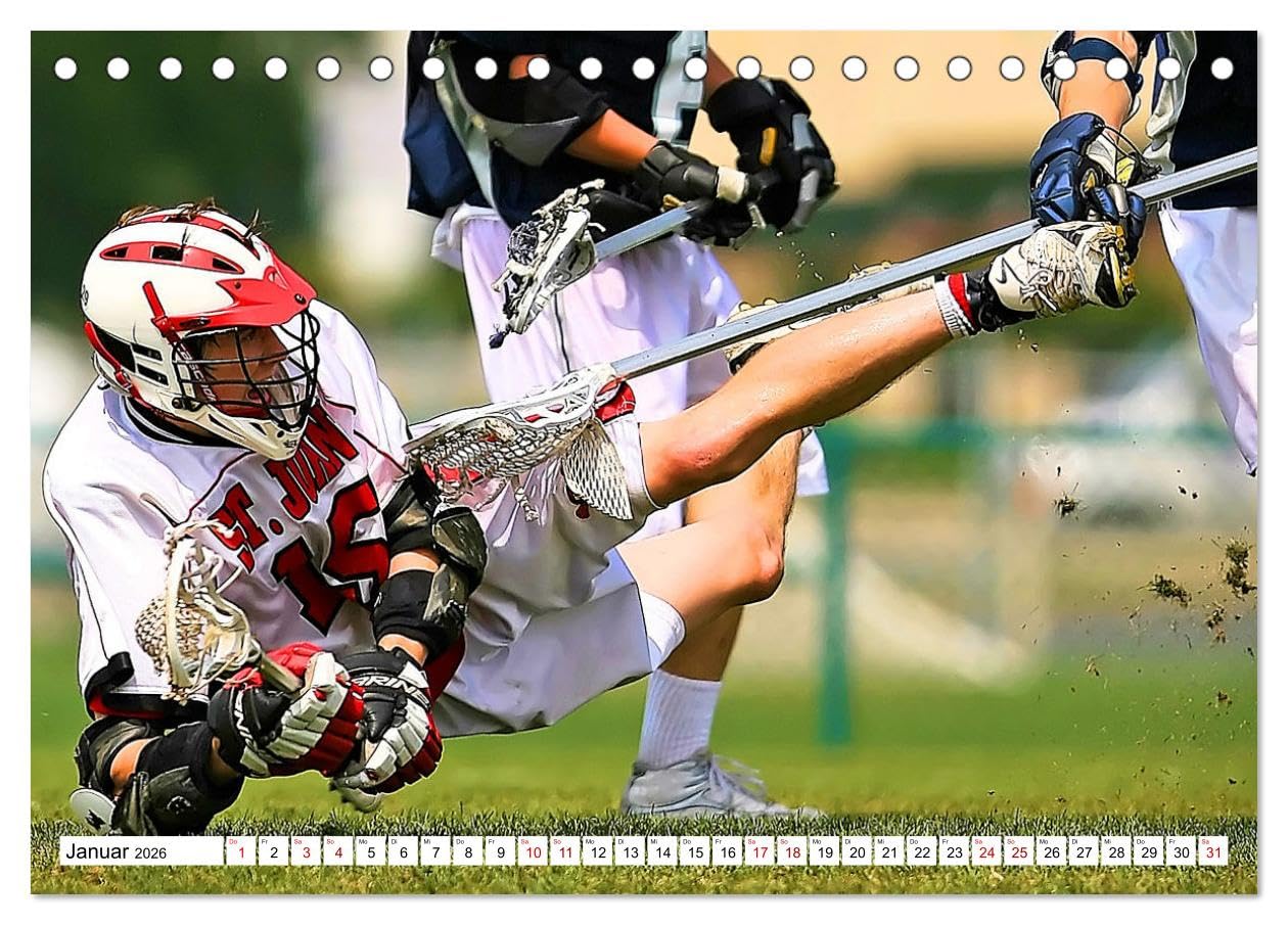 Mannschaftssport - im Team zum Sieg (Tischkalender 2026 DIN A5 quer), CALVENDO Monatskalender: Actionreiche Bilder beliebter Teamsportarten aus aller Welt