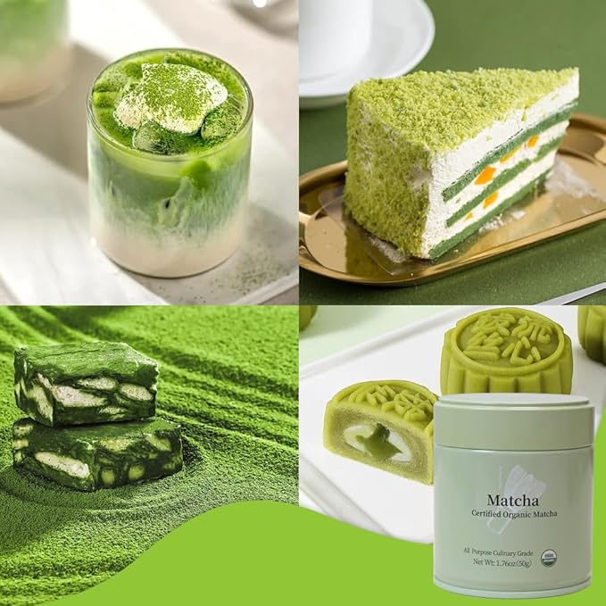 Té Matcha en Polvo Premium Primera Cosecha Orgánica 50g miniatura 3