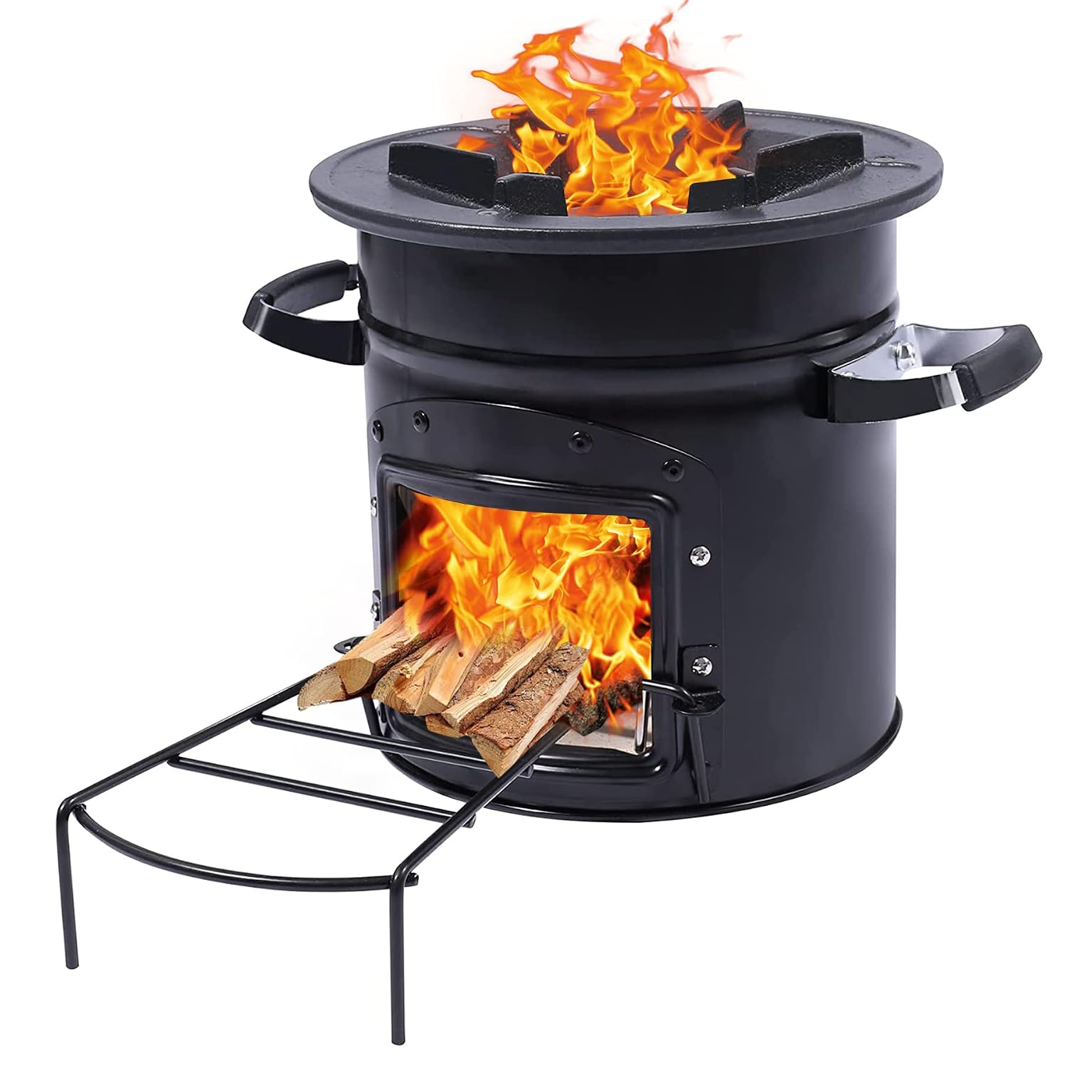 Lineslife Camping Rocket Stove Wood Burning Portable for Cooking, Outdoor Camping Wood Stove with Carrying Bag for Backpac... - Review, Price and Buying Guide