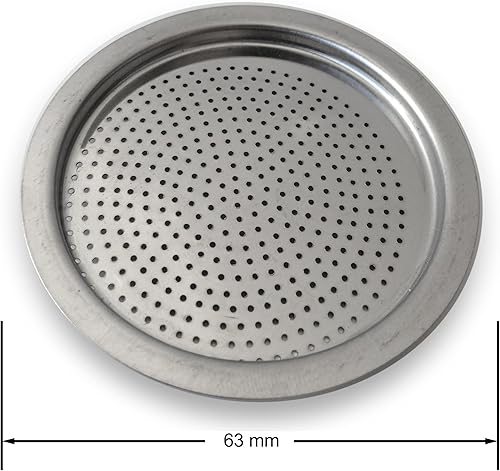 Miniatura 2 de Cuisinox Filtro de repuesto de acero inoxidable para cafeteras de café expreso, tamaño de 6 tazas