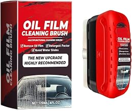 Automotive Oil Film Cleaning Brush, Glass Cleaning Board, Car Glass Oil Film Removal Cleaner, Powerful Windshield Cleaner & Oil Film Remover, Enhance Visual Effect of Windshield R5 (1 Pack Brushh)