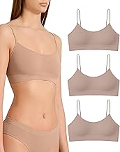 Risalti Bra Without Underwire Narrow Shoulders 3 Pieces - Women's Microfiber Bralette, Seamless Bra Top and Labels, Underwear Softer Than Sports Bra, Elastic - Made in Italy