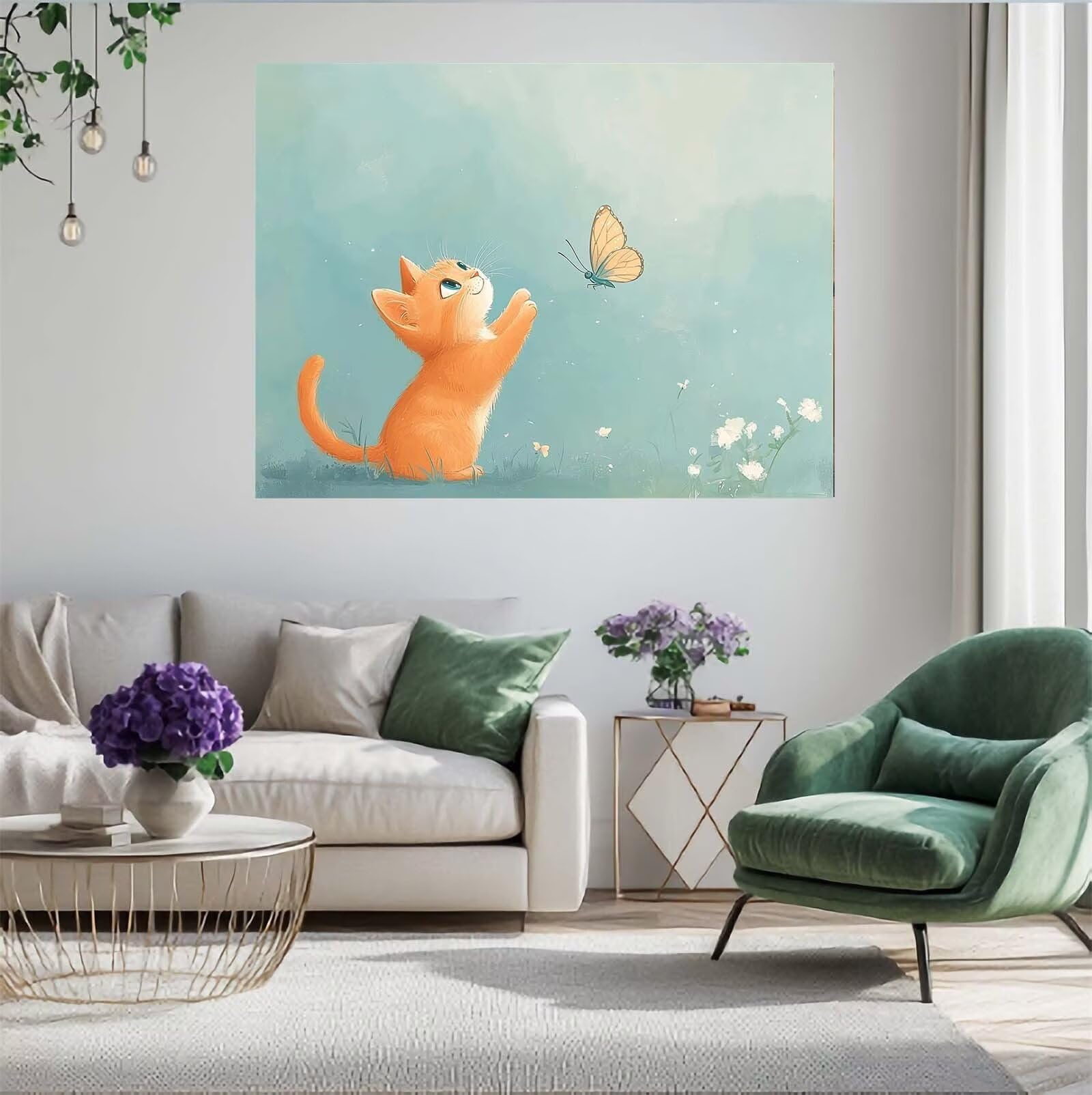 Puzzle kot, 1500 elementów, szczęśliwe puzzle dla dorosłych, z pudełkiem na prezent, duże drewniane puzzle dla dorosłych, gra zręcznościowa dla całej rodziny, prezenty dla kobiet, 87 x 57 cm, 898y
