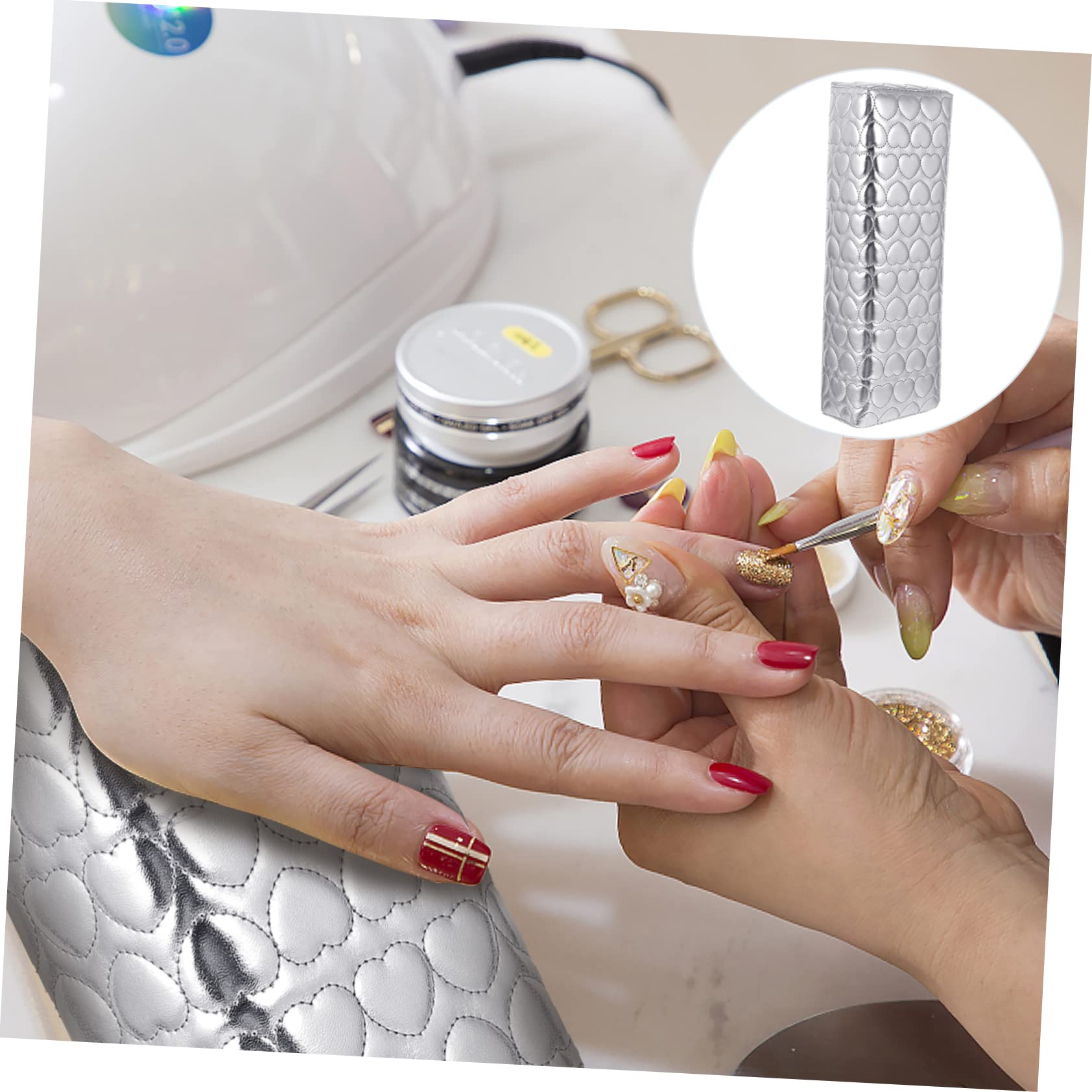 Healvian Poduszka Rękę Do Manicure Miękka Wygodna Poduszka Do Trzymania Dłoni Podczas Zabiegów Salonie Idealna Łatwa i Przenoszenia Elegancka i Stylowa
