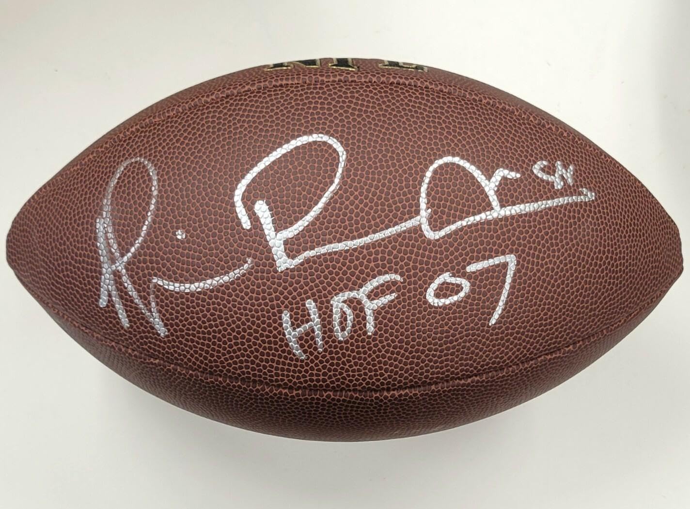 Michael "Playmaker" Irvin #88 autograph "HOF 07" signed NFL Football Beckett BAS - Autographed Footballs