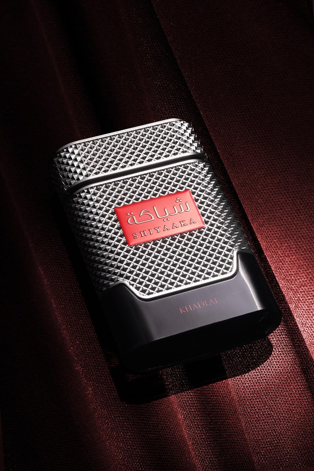 Khadlaj Shiyaaka Silver Eau de Parfum Spray for Men, 3.4 Ounce - Image 3