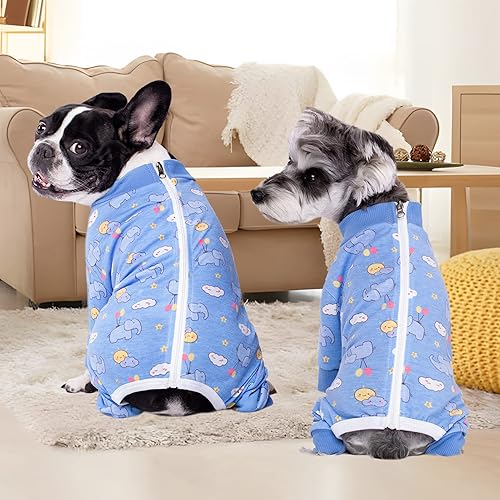 Miniatura 5 de Traje de recuperación de cirugía para perros, mameluco para cirugía hembra, perros machos, pijamas de manga larga, mameluco para perros pequeños,