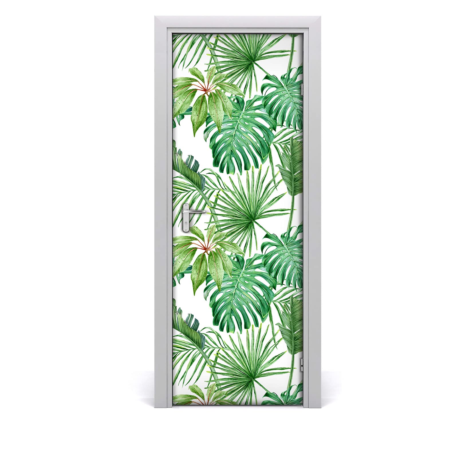 Autocollant de porte tropical salon papier peint mural Magic-Stick 85x200