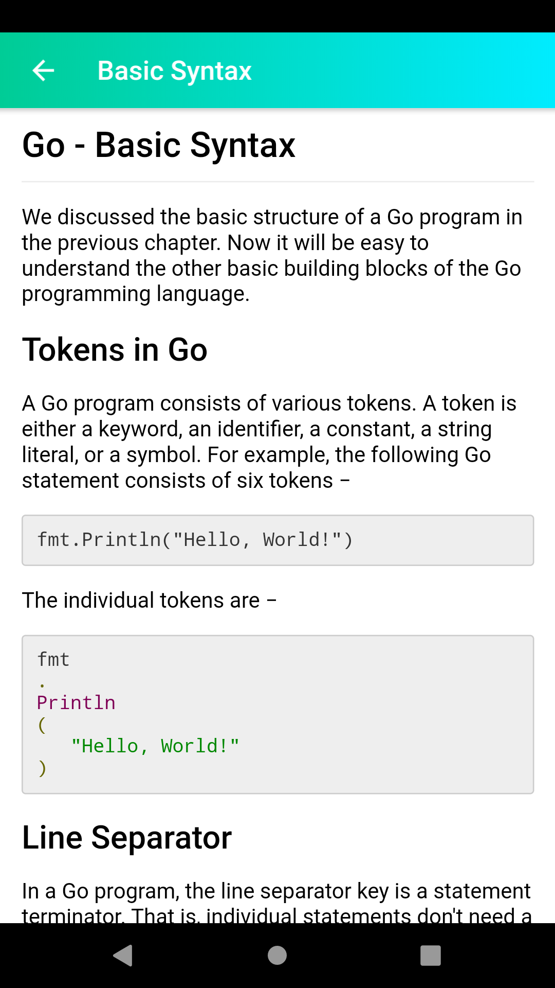 Learn Go-Lang Programming: app su Amazon Appstore