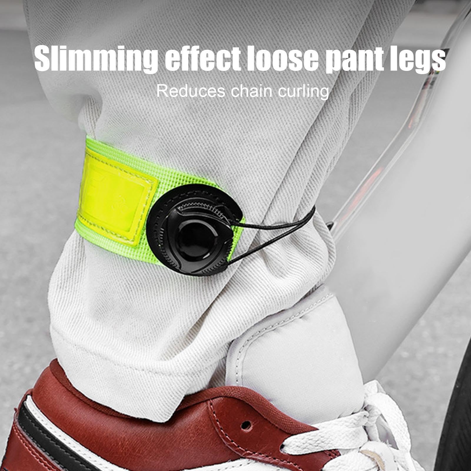 Fascia Fermapantaloni per Bici Polsino Riflettente Pantaloni Ciclismo
