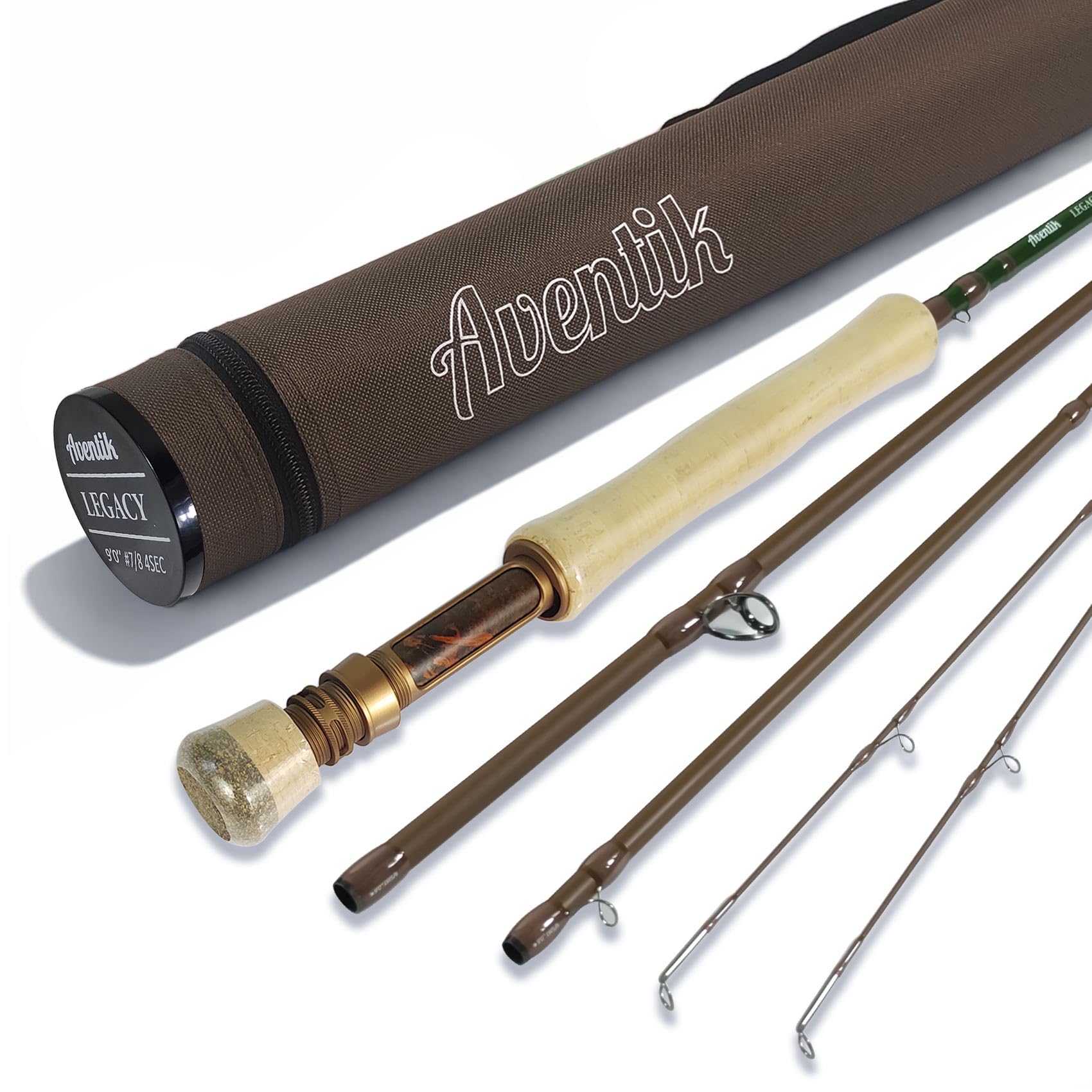 Aventik Legacy Fly Fishing Rod with Extra Tip and Cordura Rod Tube
