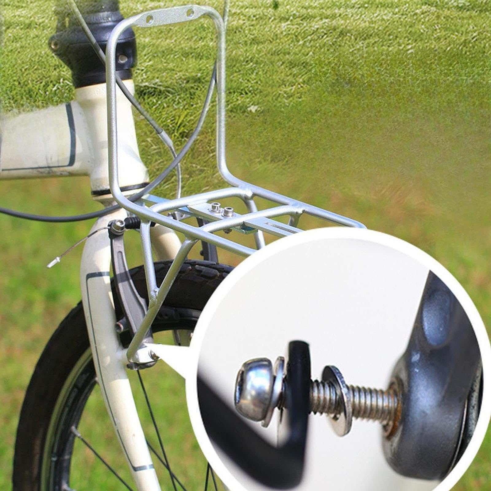 Amazon | Kdjuope フロントラック 自転車フロントキャリアラック