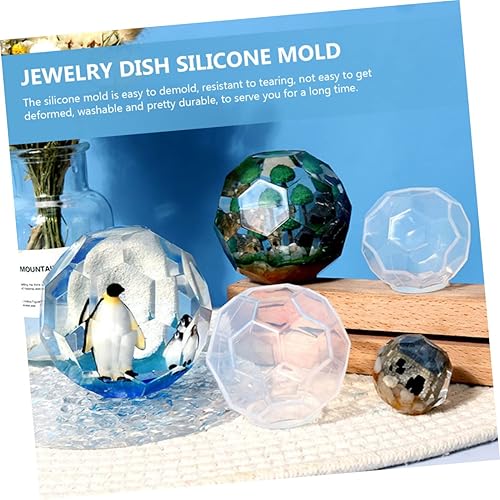 Miniatura 8 de Moldes de silicona para esferas, moldes de resina de esfera, moldes de epoxi, moldes de resina de silicona grandes, moldes de resina epoxi, bolas