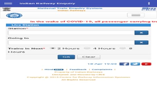 RailwayEnquiryIndian