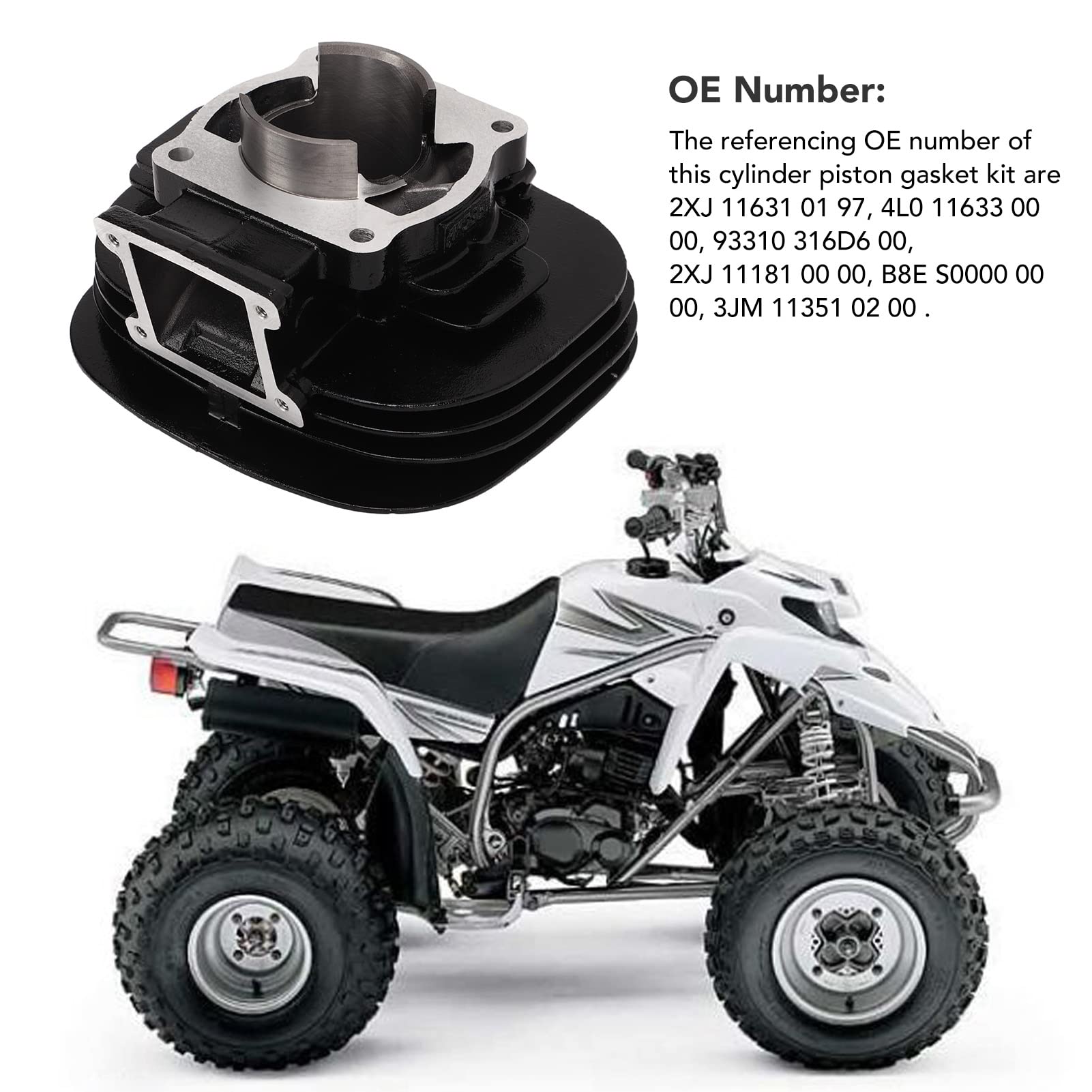 Blaster 200 Rebuild Kit With Gaskets Top End Rebuild Kit For Yamaha ...