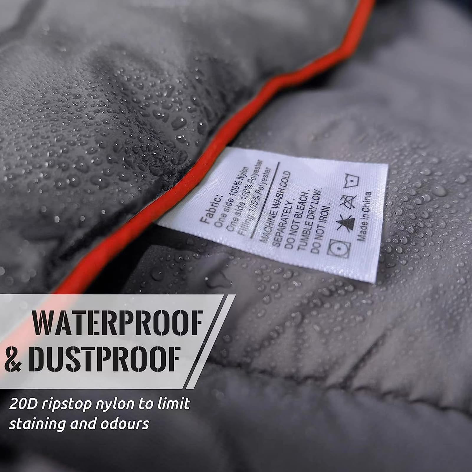 Couette en Duvet légère - Couverture de Camping imperméable, Douce | chaude et portable, doudou - Jeté d'extérieur compact | pour la randonnée, la randonnée en sac à dos en toute saison |