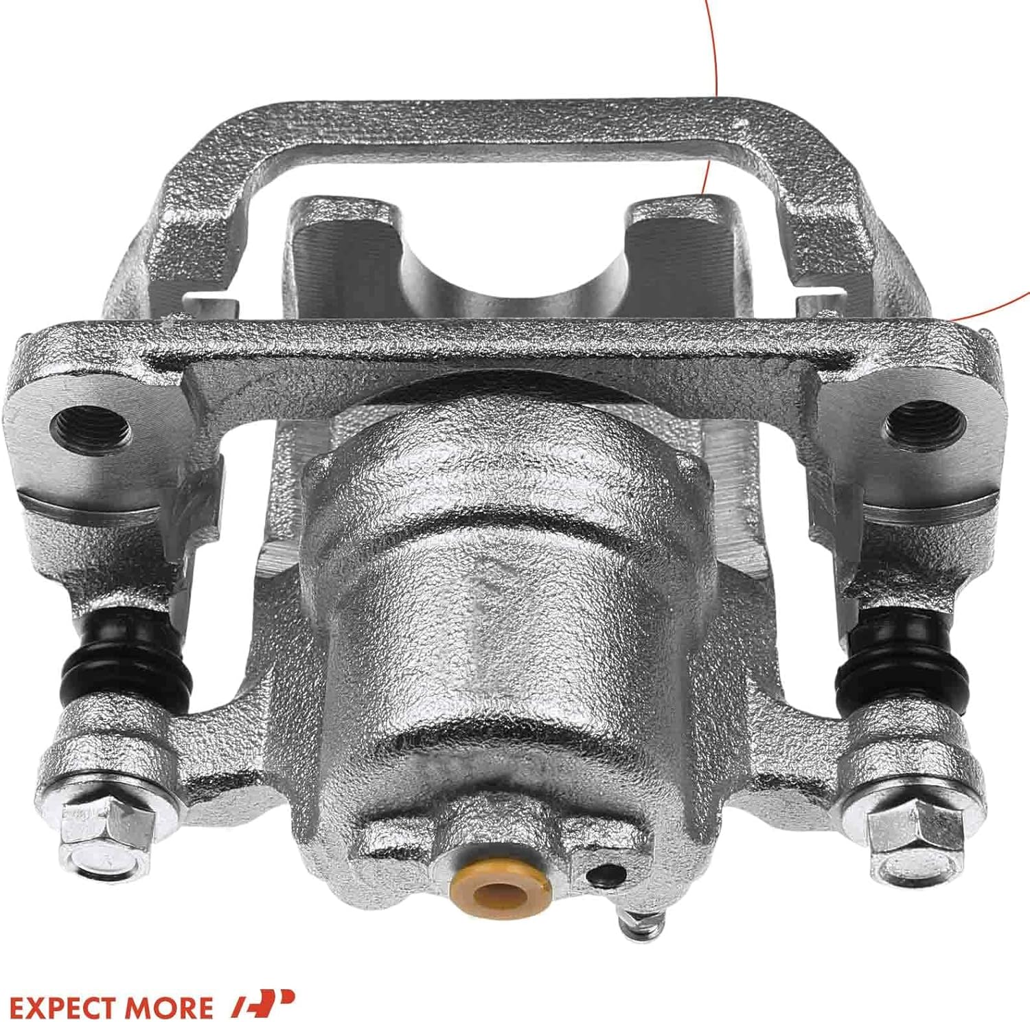 A-Premium Disc Brake Caliper Assembly with Bracket Compatible with Select Suzuki Models - Grand Vitara 2009-2013 L4 2.4L, 2009-2010 V6 3.2L - Rear Left Driver Side