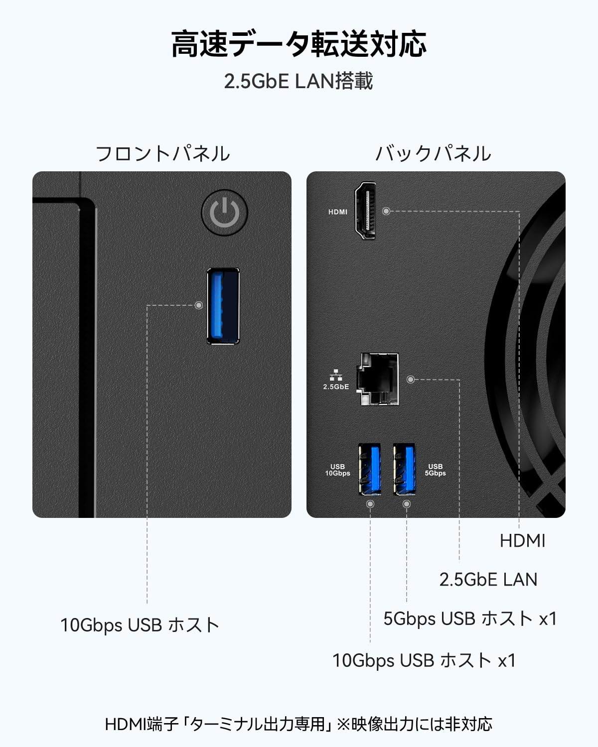 Amazon.co.jp: TERRAMASTER NASキット 4ベイ F4-425 デスクトップ