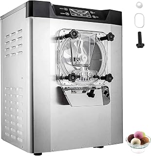 VEVOR Commercial Ice Cream Machine 1400W 20/5.3 Gph Hard Serve Ice Cream Maker with LED…