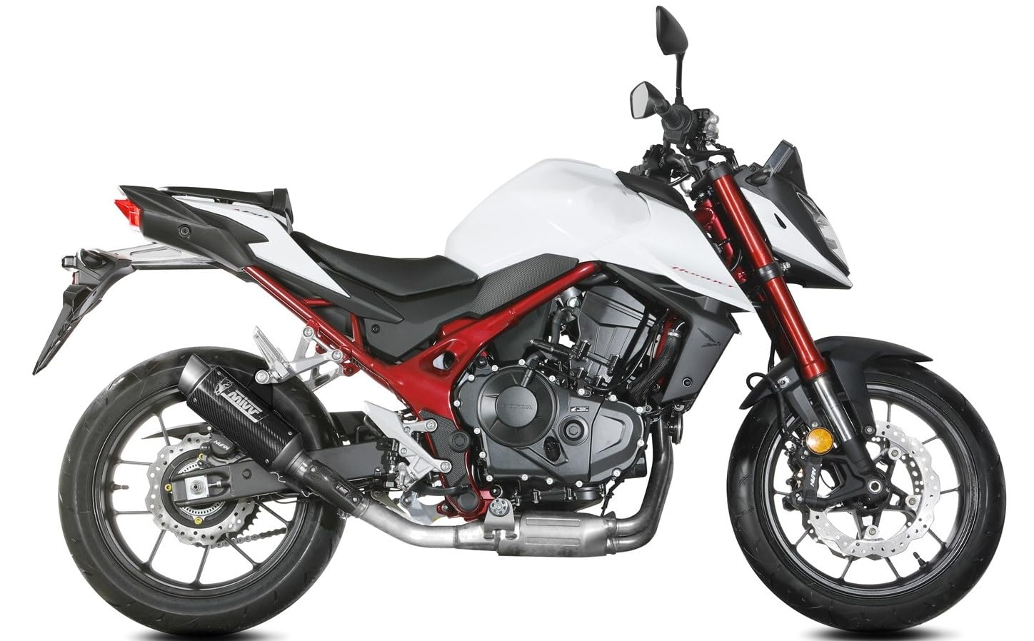 Scarico Mivv Compatibile con HONDA CB 750 HORNET 2023 (GP PRO, Carbonio)