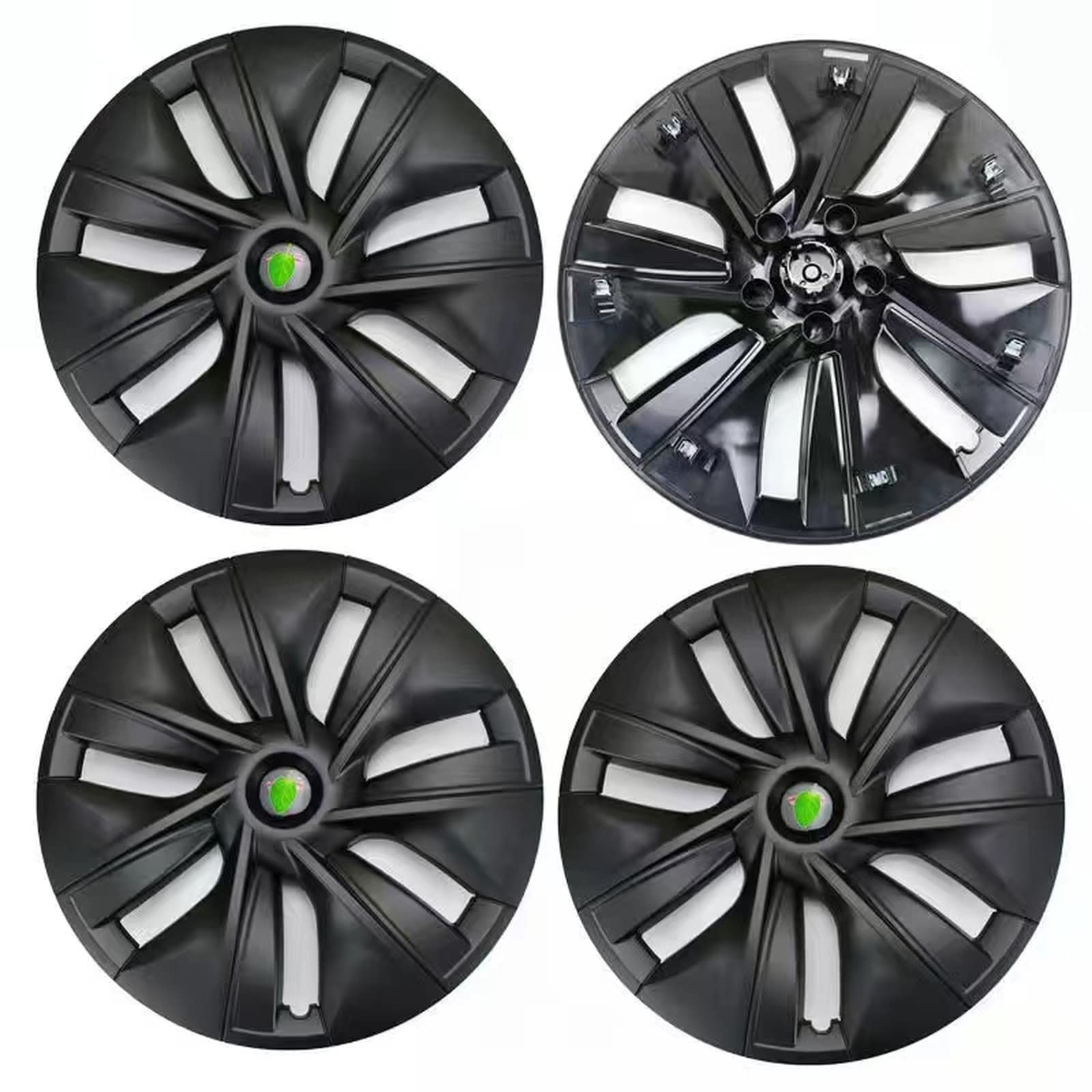 Buy ENFILY 4 PCS Hubcaps For Tesla Model Y MY 19 Inch Wheels, Wheel Hub