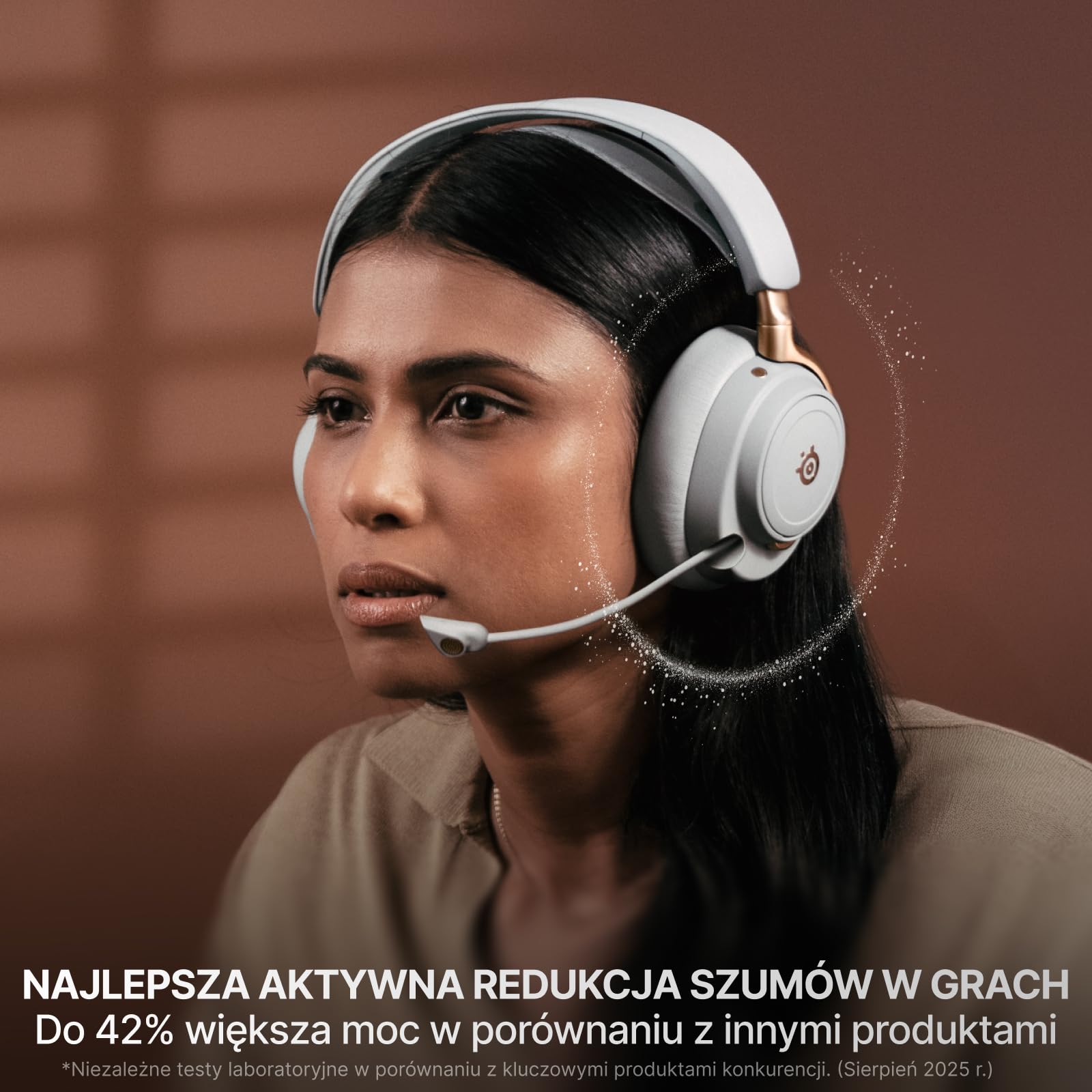 SteelSeries Arctis Nova Elite – Bezp. zestaw słuch. Hi-Res - 96 kHz/24 bitów - Głośniki z wł. węgl. - ANC - Red. szumów SI - Aplik. - 2,4 GHz + BT - Miks wielu źródeł - OmniPlay PC+PlayStation+Xbox